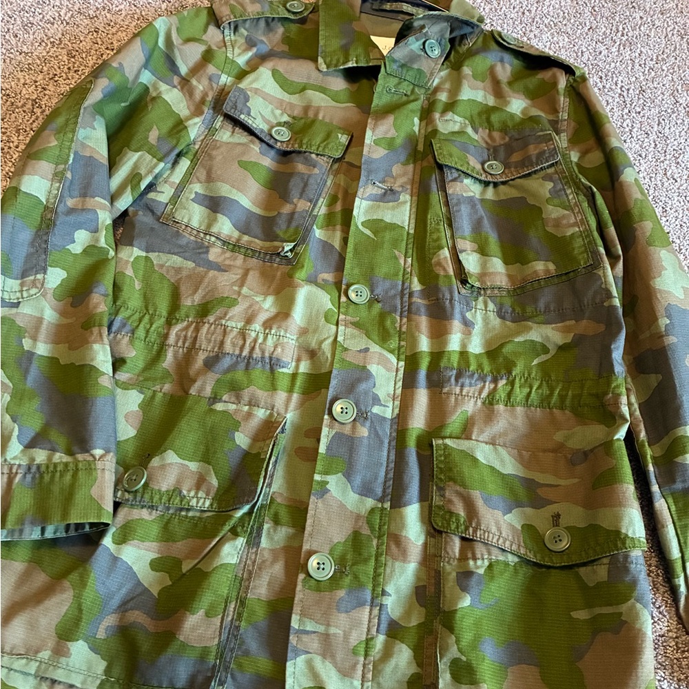Camouflage Military Jacket J Crew